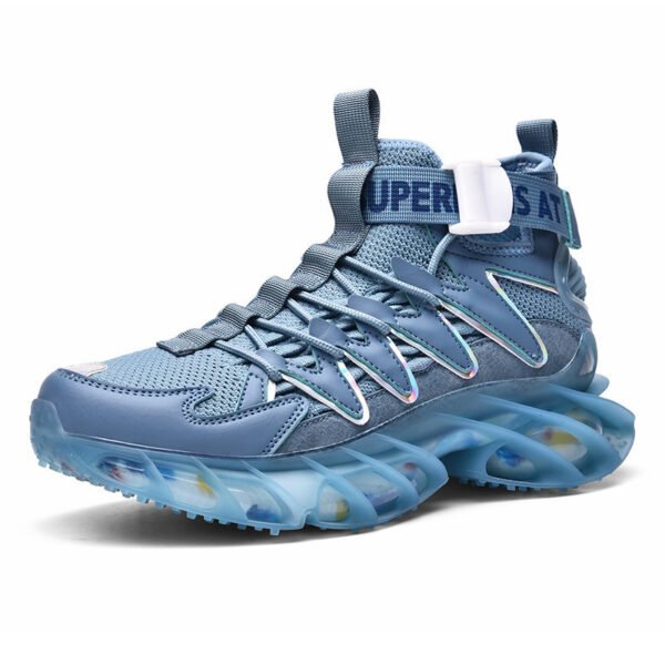 Abhoth Men Running Shoes Breathable Comfortable Foot Woven Fashion Sneaker Soft Outdoor Leisure Reflective Tennis Walking Shoes